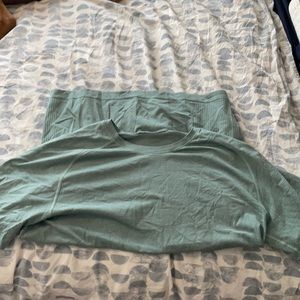 Lululemon men’s vent tech short sleeve shirt in mint green, size M